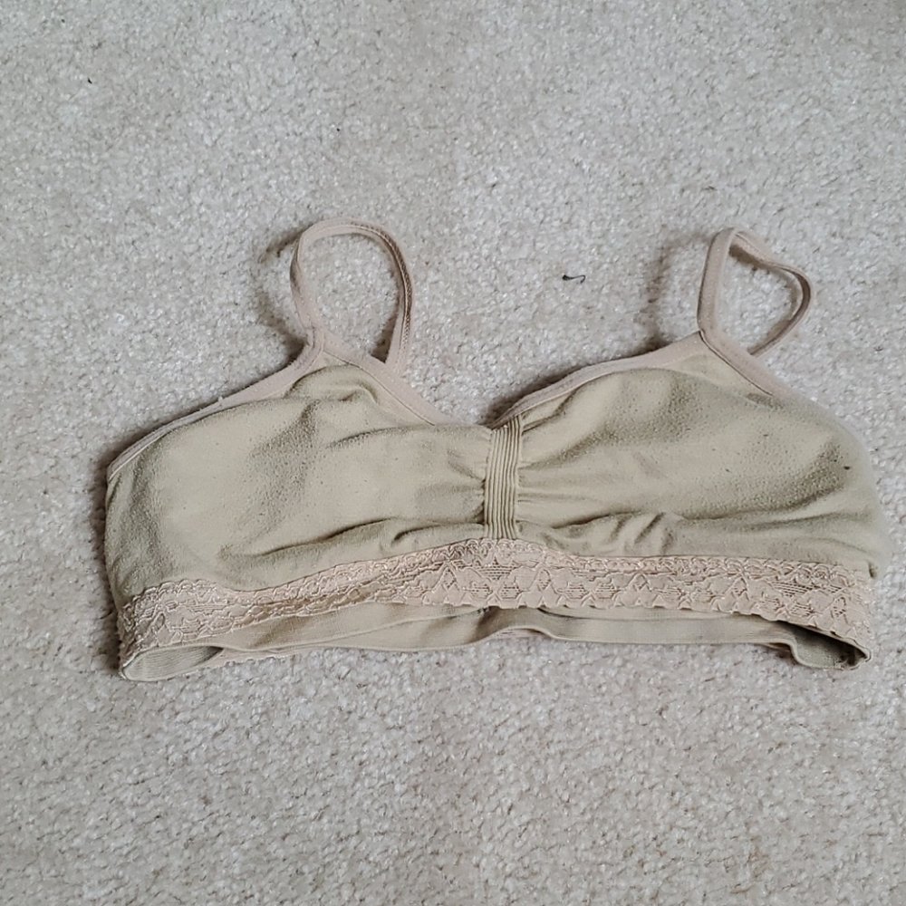 Skin colored bra